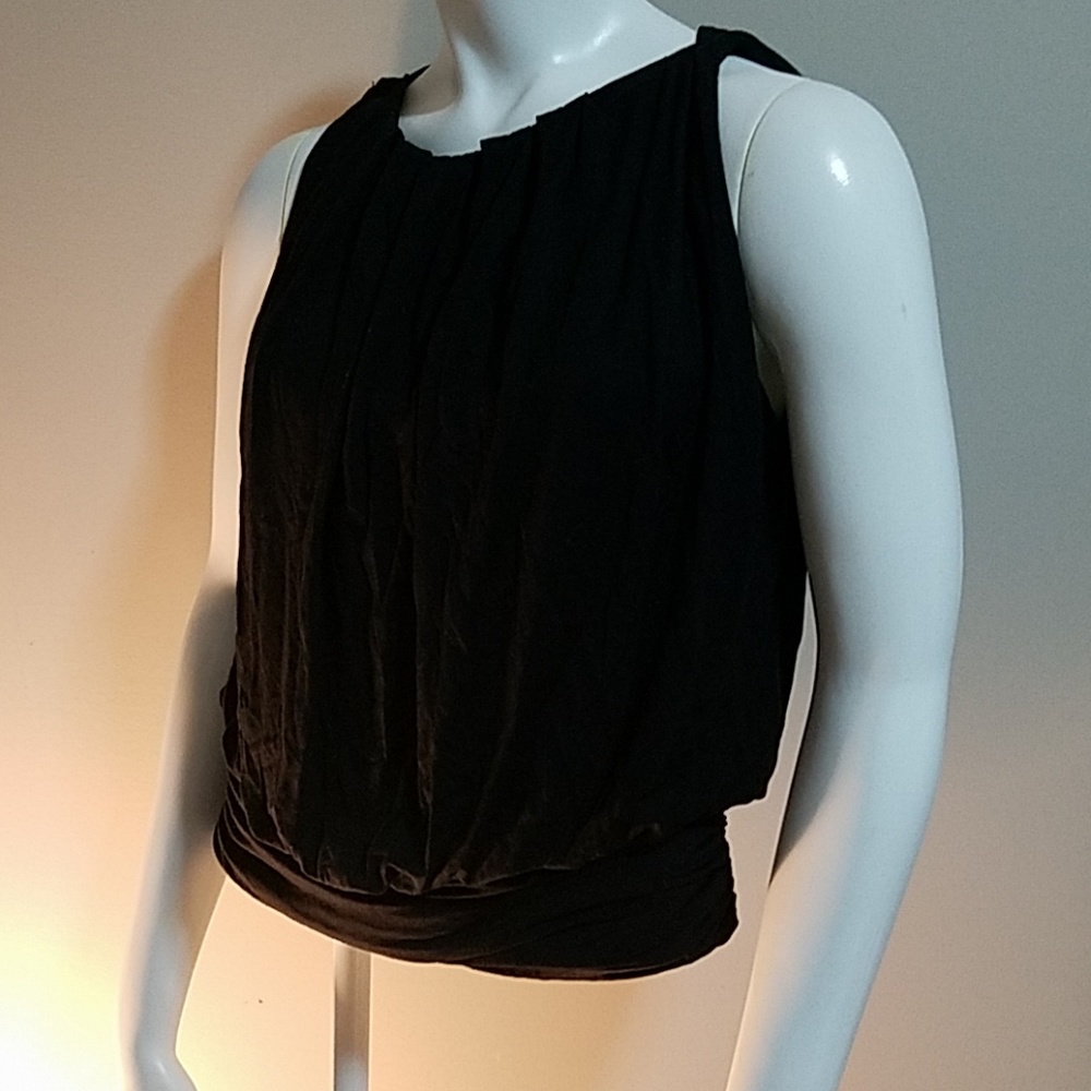 BNWT Max Studio Specialty Products Black Tank Top XS